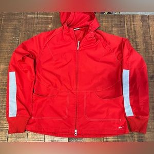 Nike Water repellent Zipper Hoodie Jacket (Large 12 -14)